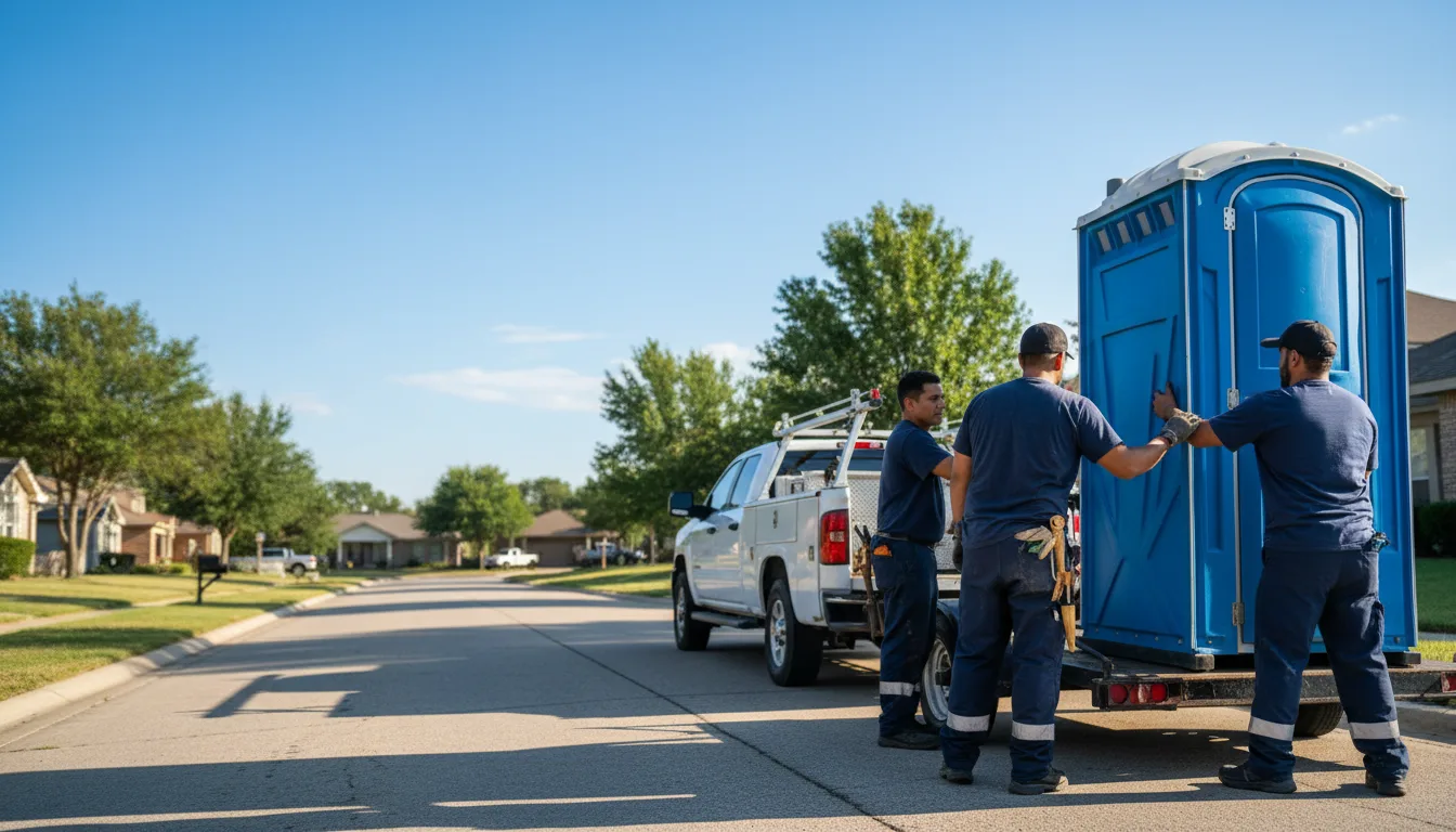 Portable Toilet Rental in Celeste, TX near me